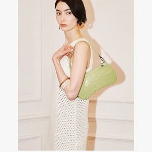 Green Shoulder handbag